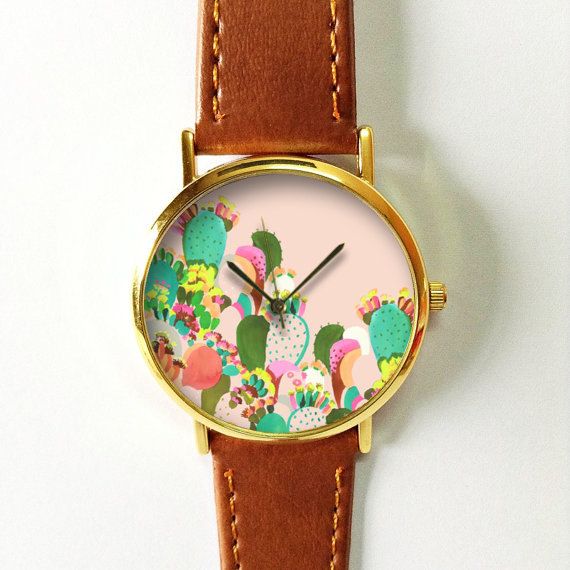 lady  leather  watch
