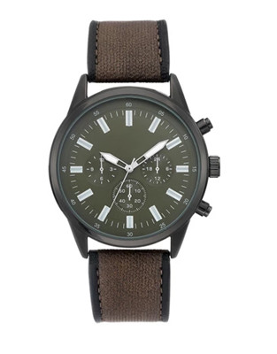 men leather  watch
