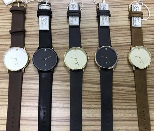 men leather  watch