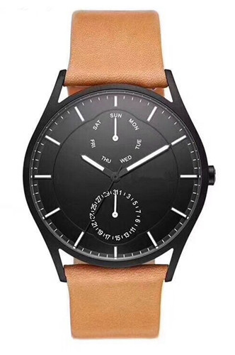men leather  watch