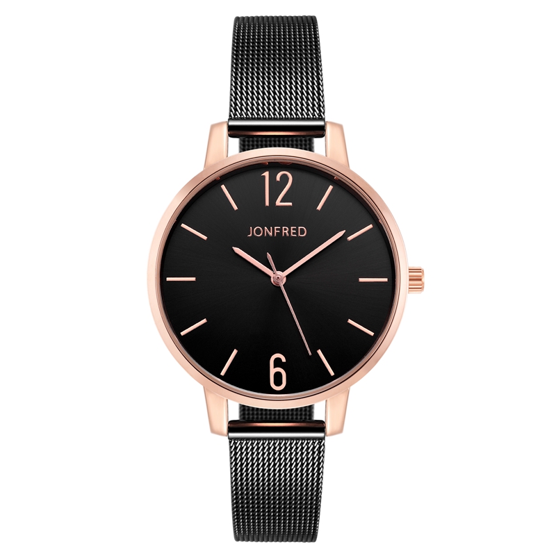 lady PU leather  watch
