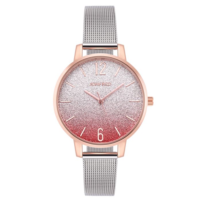 lady PU leather  watch